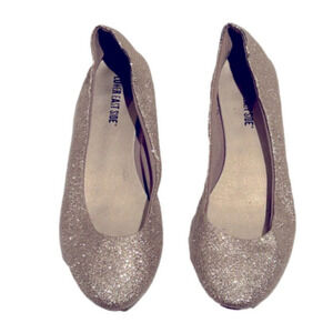 Lower East Side gold sparkled ballet flats 8 1/2”